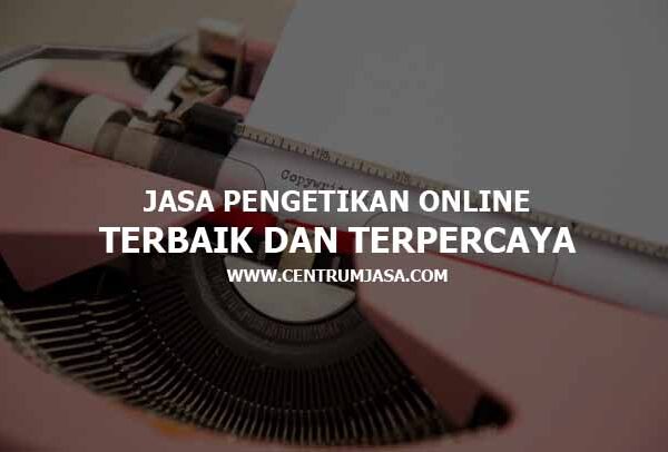 JASA PENGETIKAN ONLINE