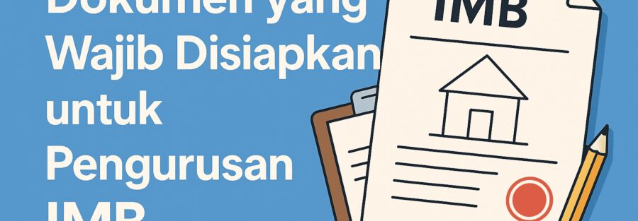 Dokumen yang Wajib Disiapkan untuk Pengurusan IMB