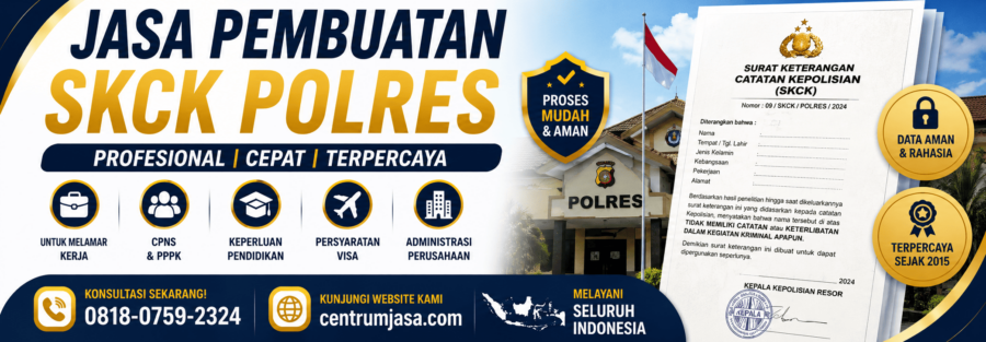 Jasa Pembuatan SKCK Polres