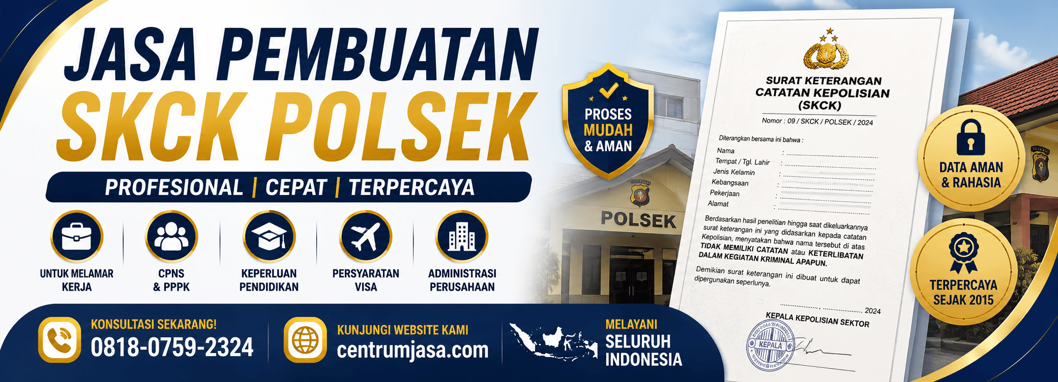 Jasa Pembuatan SKCK Polsek