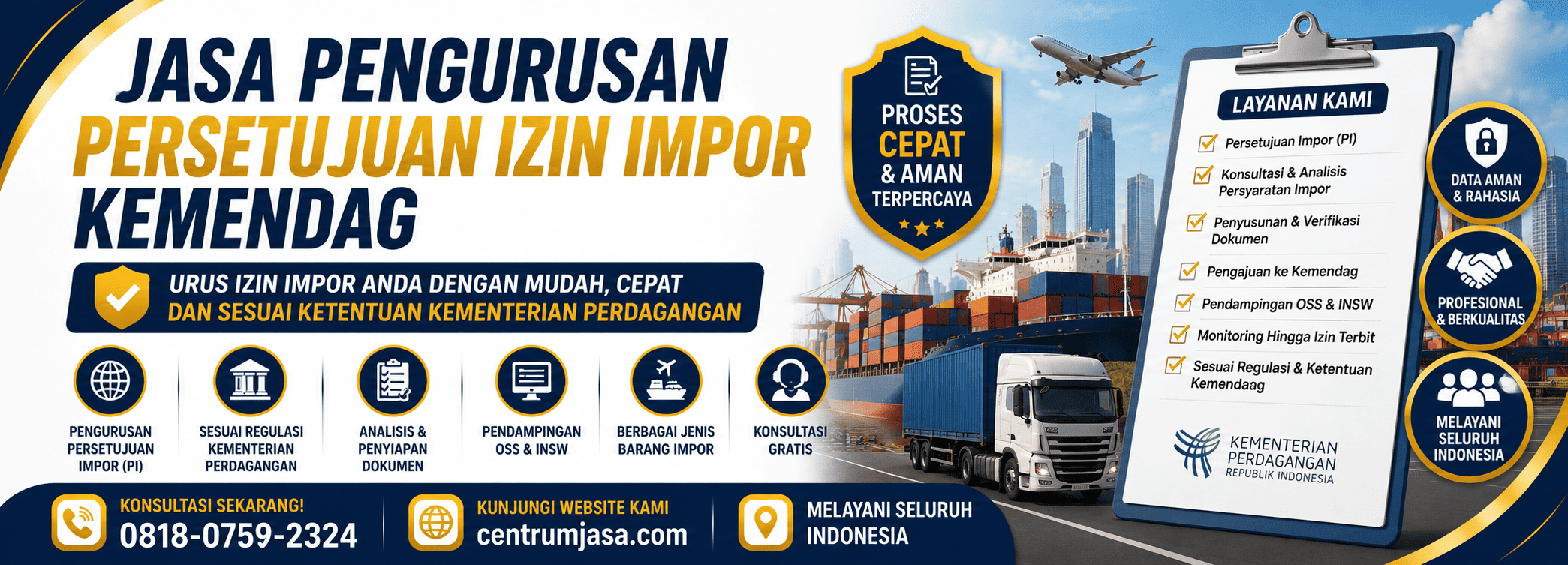 Jasa Pengurusan Persetujuan Izin Impor Kemendag