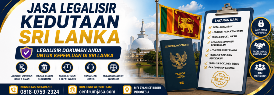 Jasa Legalisir Kedutaan Sri Lanka