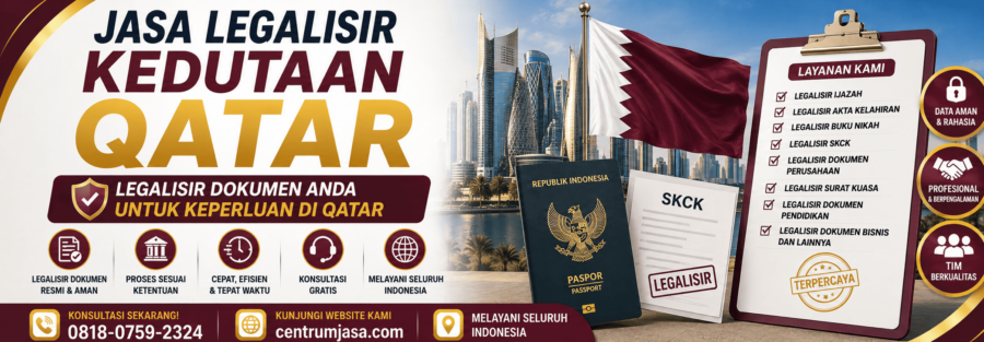 Jasa Legalisir Kedutaan Qatar