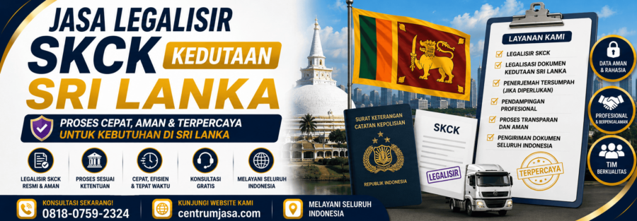Jasa Legalisir SKCK Kedutaan Sri Lanka